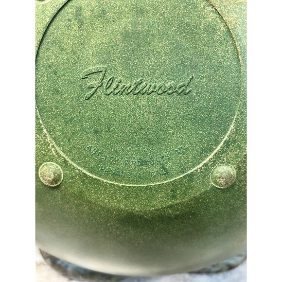 Vintage Fleetwood Green Mid Century Modern 13" Salad/ Serving Bowl Retro MCM - Picture 5 of 8